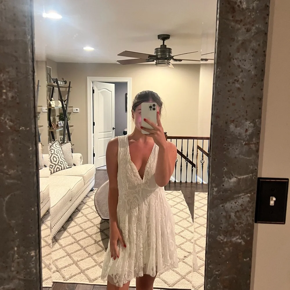 White lace free people dress - Picture 2 of 2